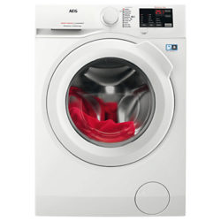 AEG L6FBI841N Freestanding Washing Machine, 8kg Load, A+++ Energy Rating, 1400rpm Spin, White